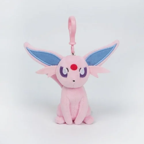 Licensed Espeon Super Soft Short Plush Doll Charms - Free Shipping - Pokemon [In Stock] - Image 1