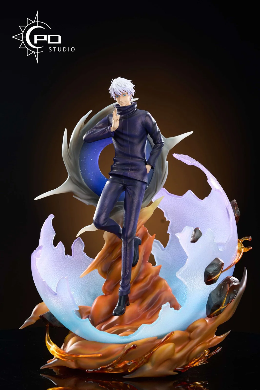 1/6 Scale Unlimited Void Satoru Gojo with LED - Jujutsu Kaisen Resin Statue - PD-Studio - Image 1