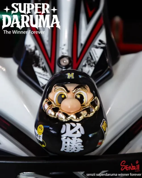 Must Win Super Daruma - Super Mario Resin Statue - Senzii Studio - Image 2
