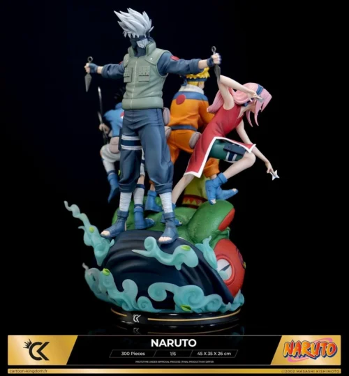 1/6 Scale Licensed Team 7 - Naruto Resin Statue - Cartoon Kingdom Studio - Image 2