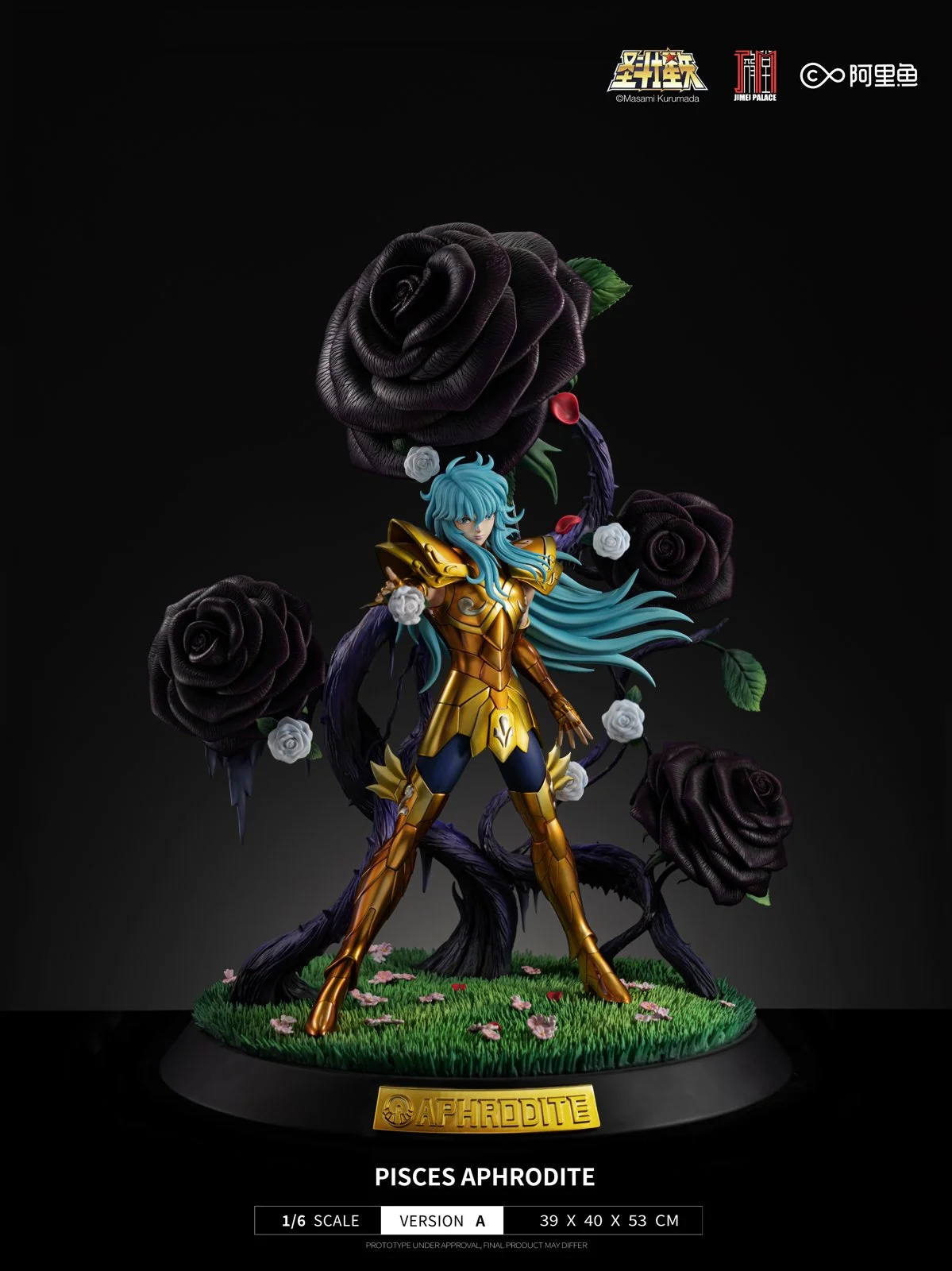 1/6 Scale Pisces Aphrodite - Saint Seiya Official Statue - JIMEI Palace Studios - Image 2
