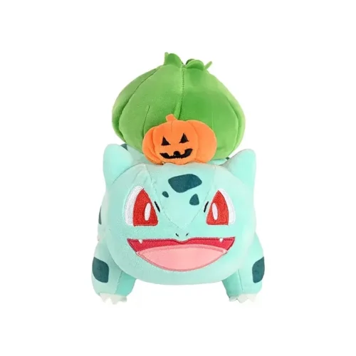 Licensed Pumpkin Hat Ver. Bulbasaur Super Soft Short Plush Doll - Free Shipping - Pokemon [In Stock] - Image 2