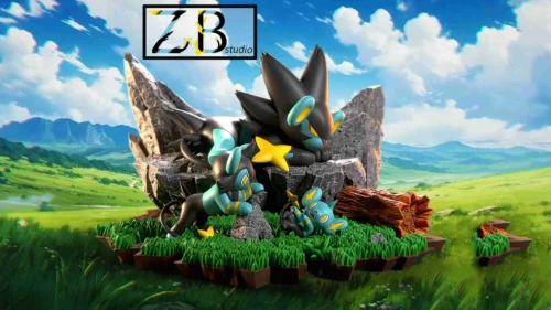 1/20 Scale World Zukan Evolution of Luxray Set - Pokemon Statue - ZB Studio - Image 2