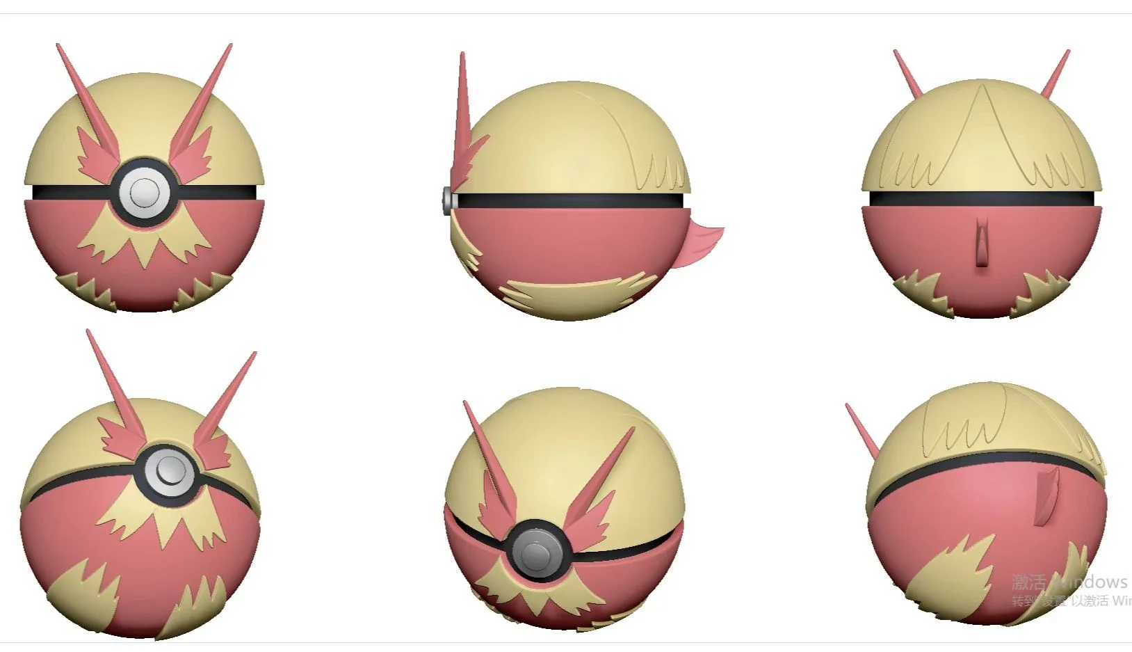 Blaziken Pokeball - Pokemon Resin Statue - DaoDan Studio - Image 2