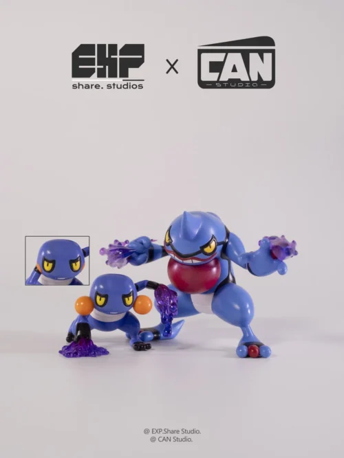 1/20 Scale World Zukan Evolution of Croagunk Set - Pokemon Resin Statue - EXP Share Studios [Pre-Order] - Image 2
