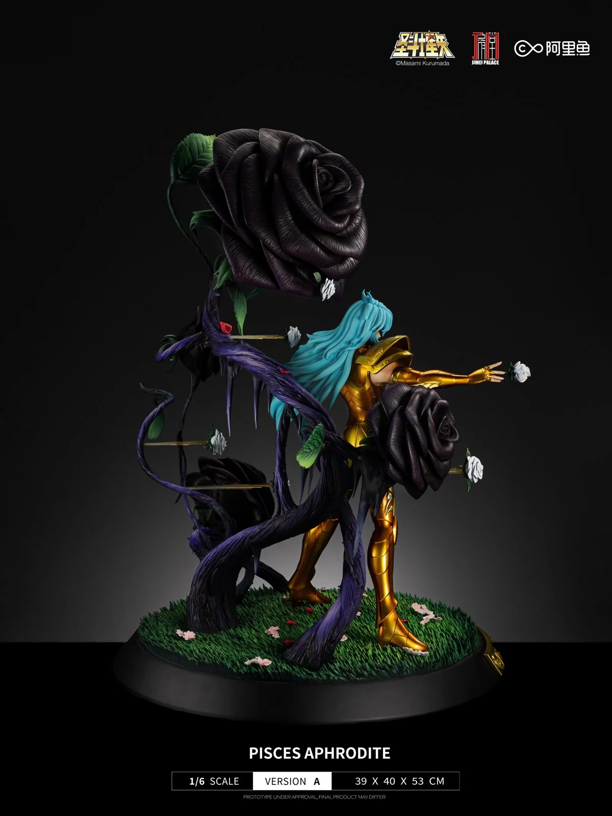 1/6 Scale Pisces Aphrodite - Saint Seiya Official Statue - JIMEI Palace Studios - Image 3