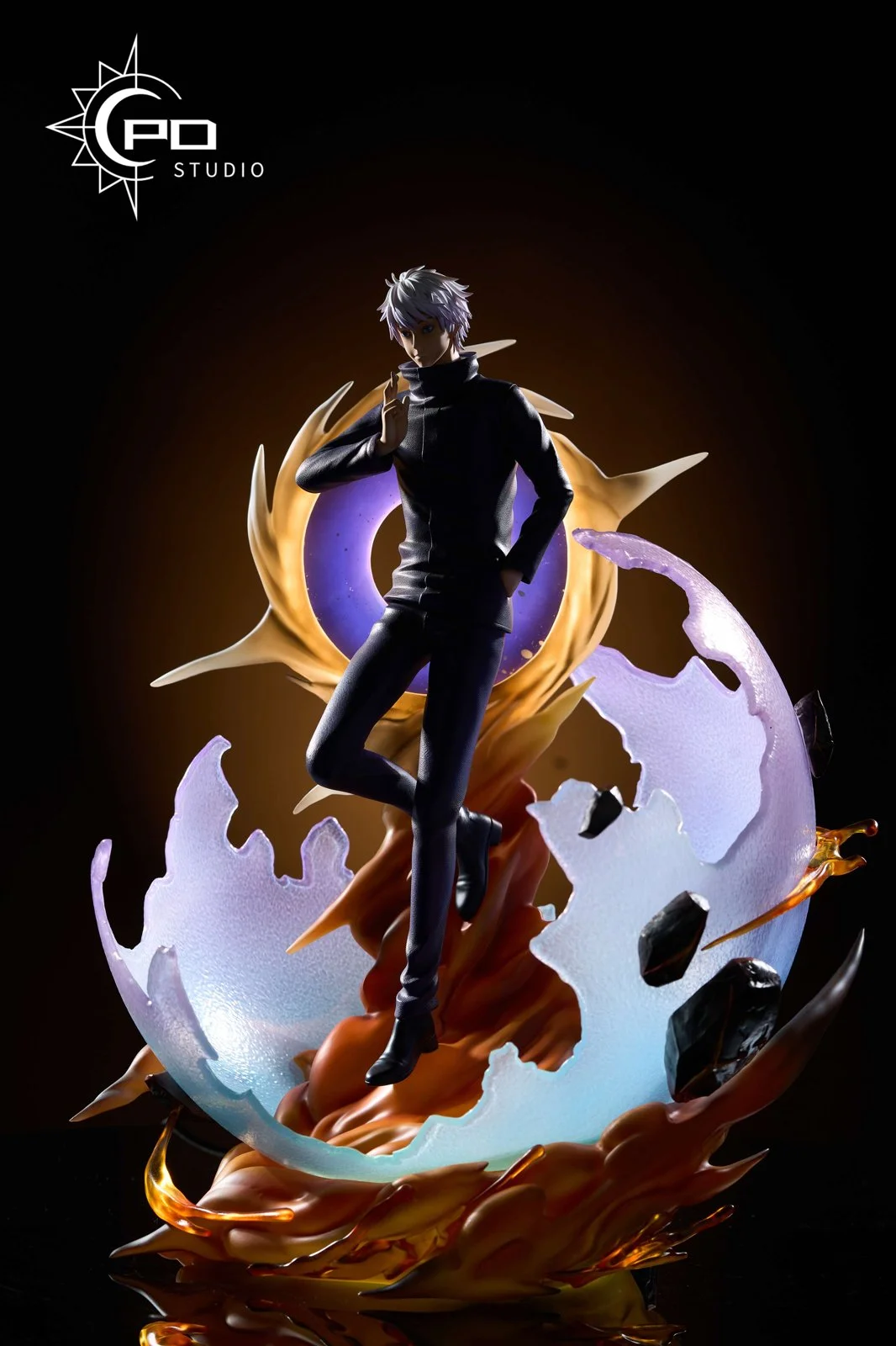 1/6 Scale Unlimited Void Satoru Gojo with LED - Jujutsu Kaisen Resin Statue - PD-Studio - Image 3