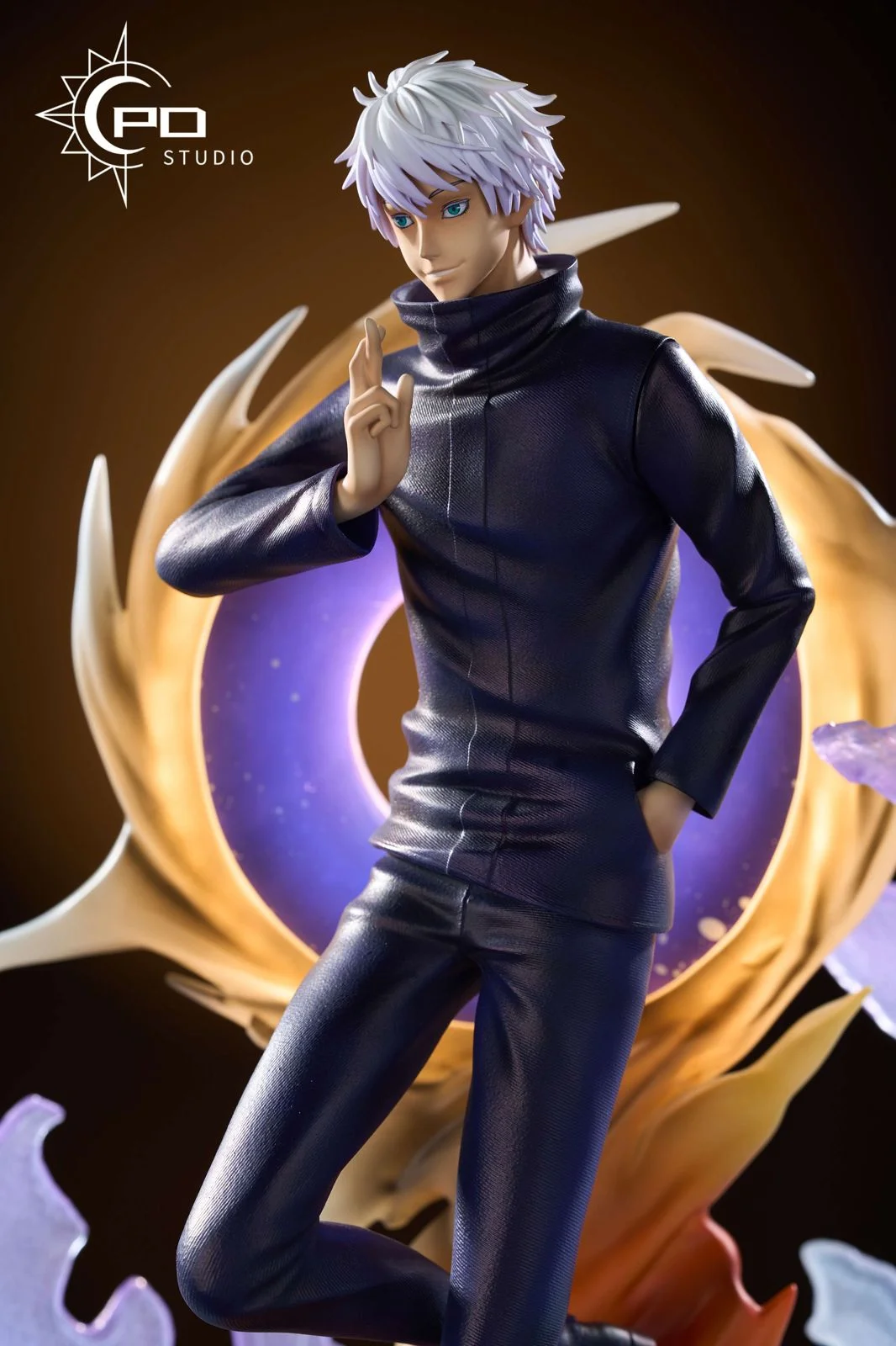 1/6 Scale Unlimited Void Satoru Gojo with LED - Jujutsu Kaisen Resin Statue - PD-Studio - Image 6