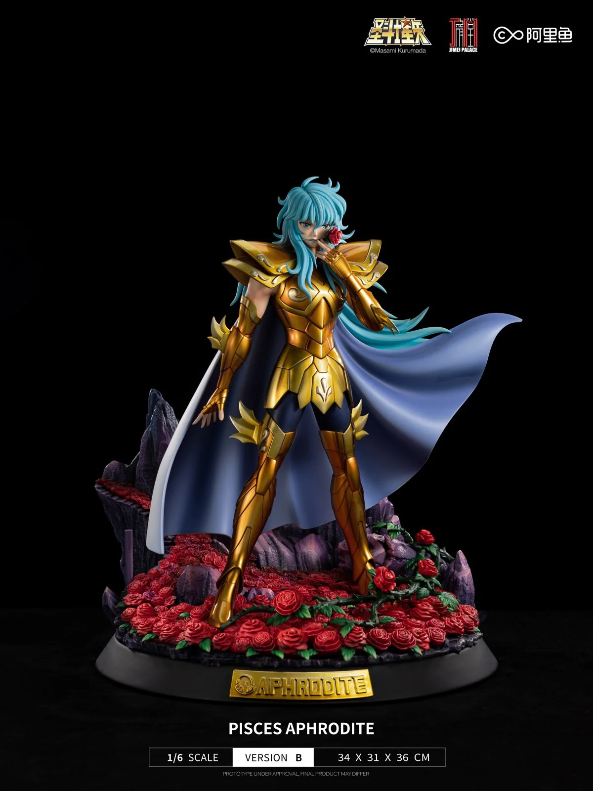 1/6 Scale Pisces Aphrodite - Saint Seiya Official Statue - JIMEI Palace Studios - Image 7
