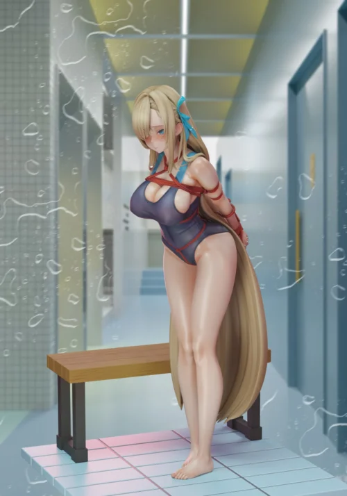 Bound Ichinose Asuna - Blue Archive Resin Statue - Midnight Studio - Image 2