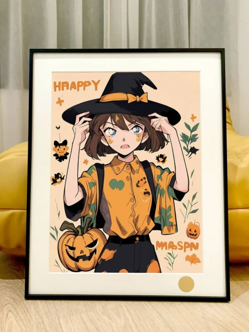 Halloween Ver. Haibara Ai Decorative Painting - Detective Conan - Xingkong Studio - Image 1