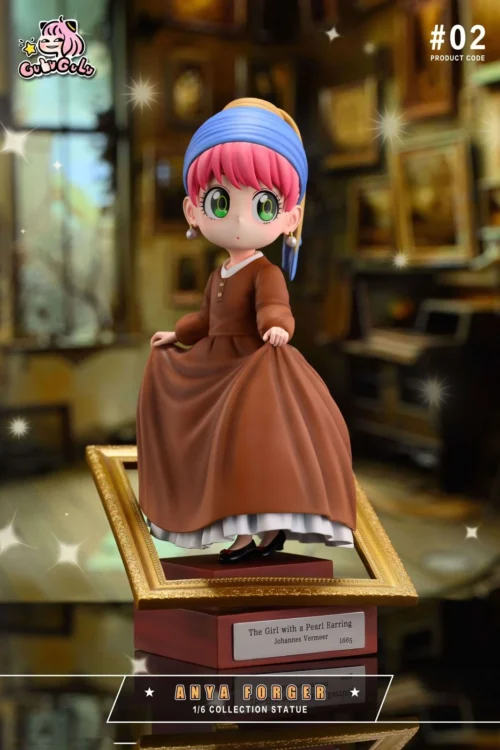 Girl With A Pearl Earring Cosplay Anya Forger - SPY X FAMILY Resin Statue - GULUGULU Studio - Image 1
