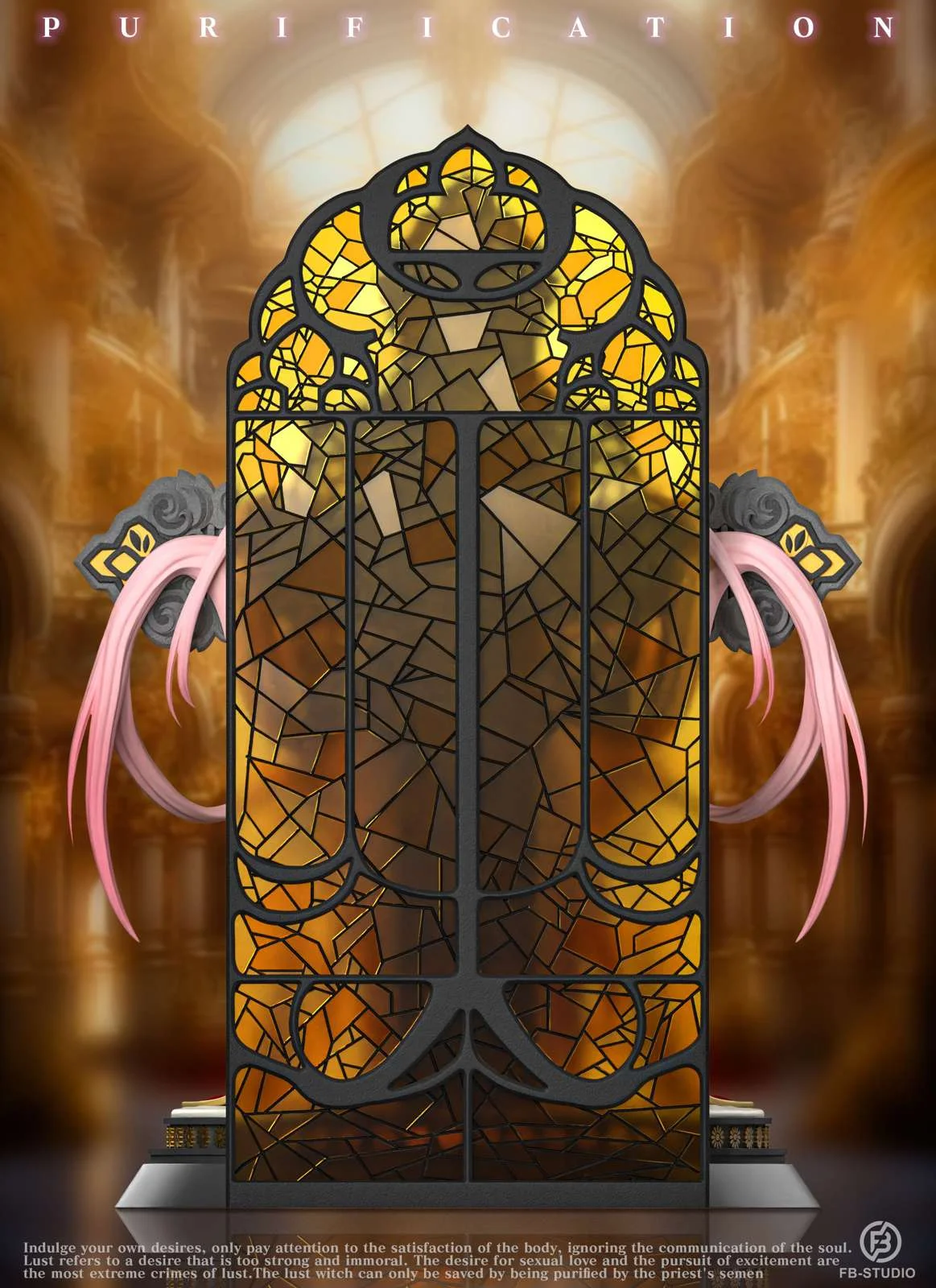 Purification with LED - Seven Deadly Sins Resin Statue - FB Studio - Image 2