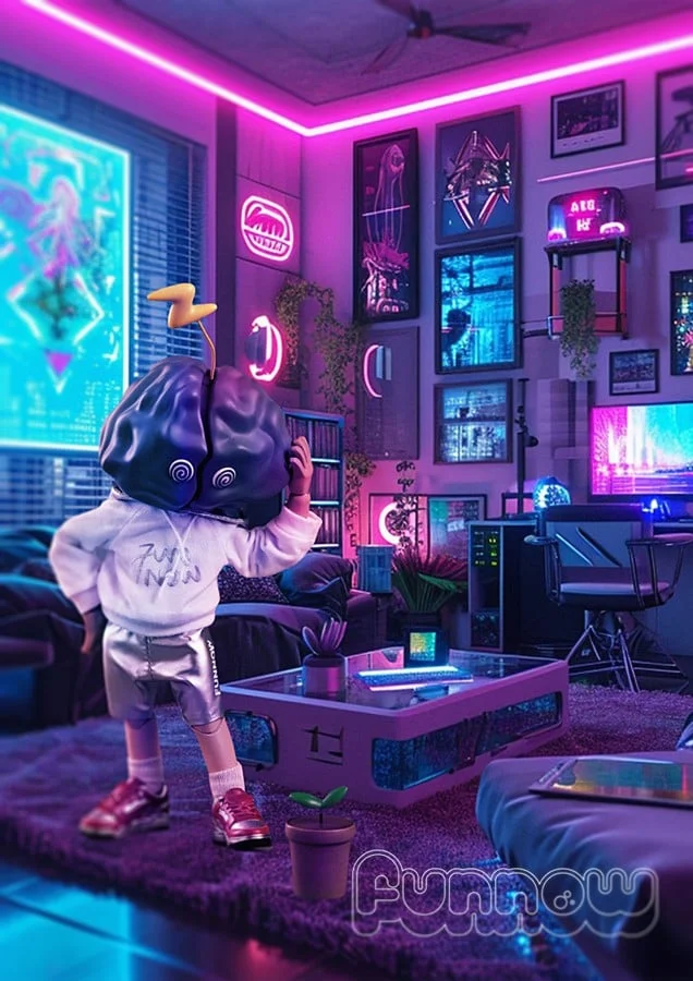 1/6 Scale Movable Artist Love Brain or Emotional Brain - Original Design Official Statue - FUN NOW - Image 2