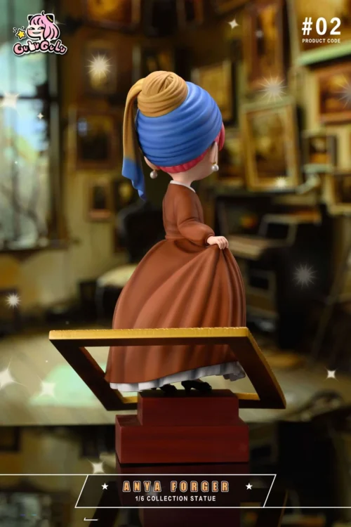 Girl With A Pearl Earring Cosplay Anya Forger - SPY X FAMILY Resin Statue - GULUGULU Studio - Image 2