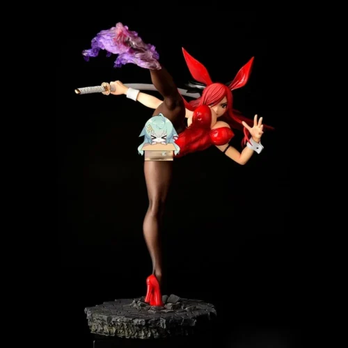 1/6 Scale High Kick Bunny Girl Ver. Erza Scarlet - Fairy Tail Official Statue - Good Smile Company - Image 2