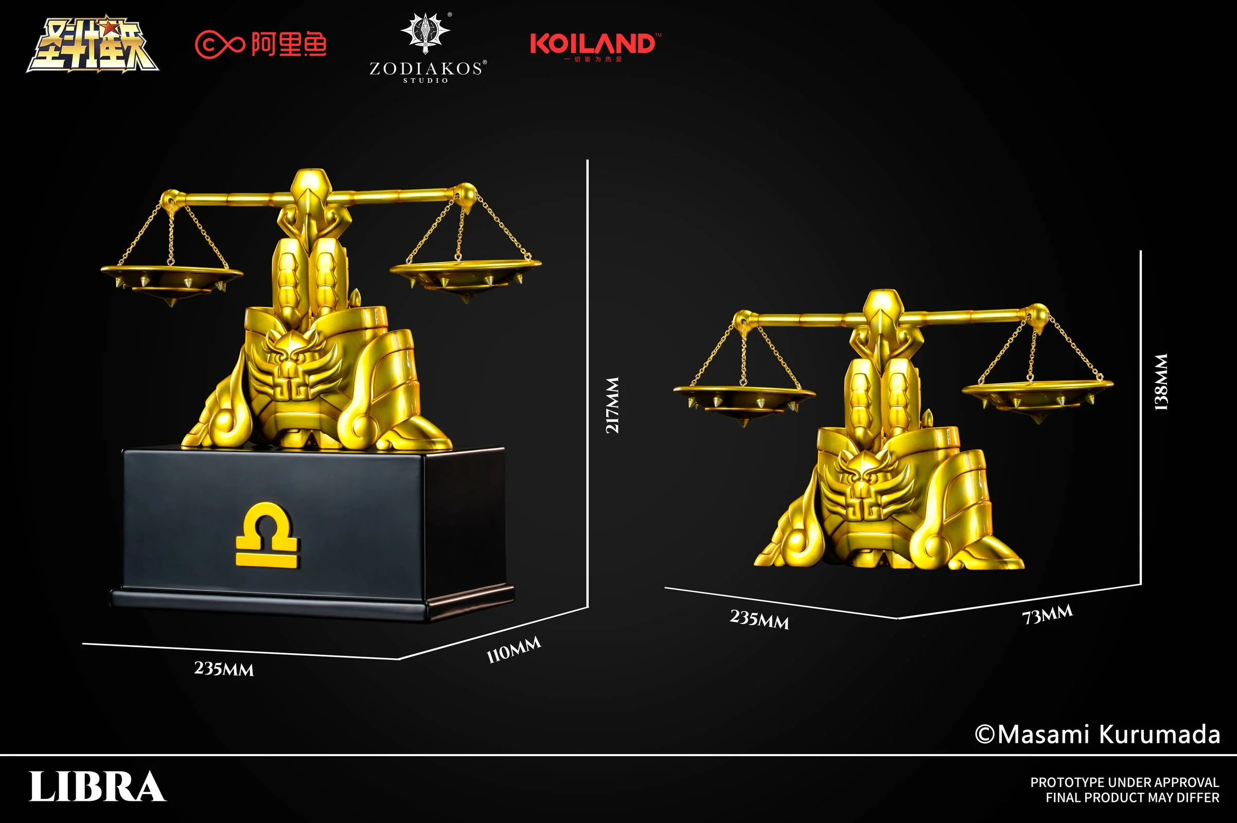 1/6 Scale Licensed Libra Cloth - Saint Seiya Resin Statue - Zodiakos Studios - Image 9