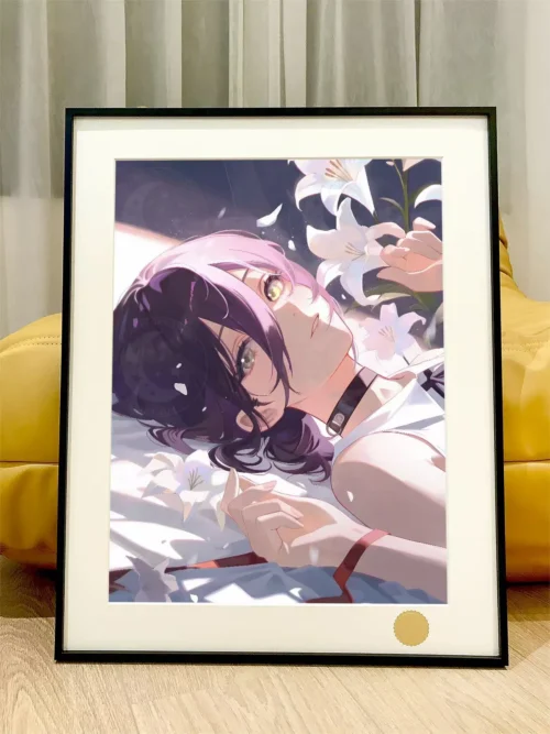 Lily Flowers Reze Decorative Painting - Chainsaw Man - Xingkong Studio - Image 1