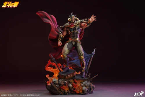 1/6 Scale Licensed Raoh - Fist of the North Star Hokuto No Ken Resin Statue - HEX Studios - Image 1