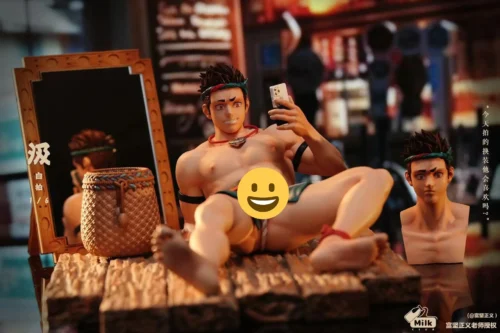 Licensed Selfie of Ji - Original Design Resin Statue - Milk Club Studio - Image 1
