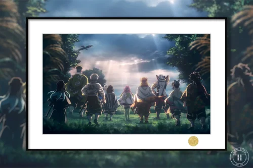 The Back View of Nine Hashira Decorative Painting - Demon Slayer: Kimetsu No Yaiba - H-TWO Studio