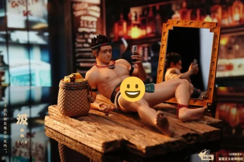 Licensed Selfie of Ji - Original Design Resin Statue - Milk Club Studio - Image 2