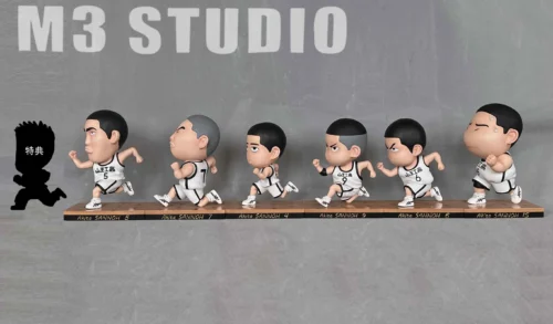 Chibi Ver. Sannoh High Running Team - SLAM DUNK Resin Statue - M3 Studios - Image 2