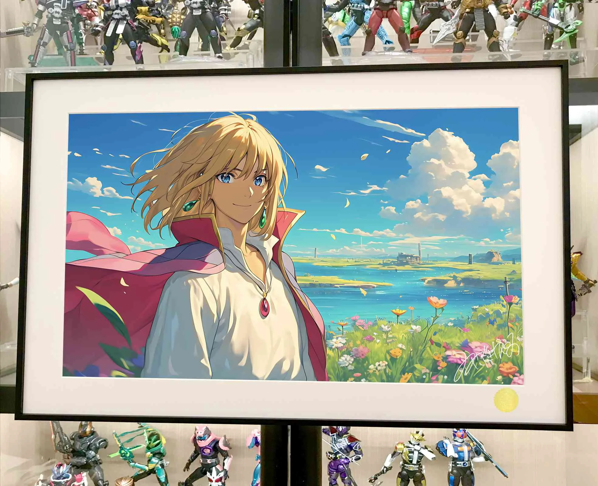 Howl Jenkins Pendragon in Wind Decorative Painting - Howl's Moving Castle - Xingkong Studio - Image 2