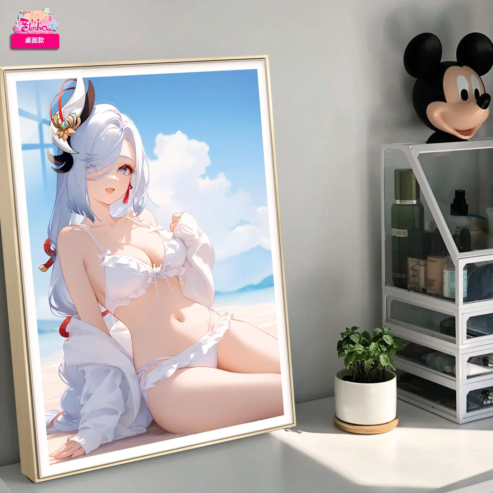 Swimsuit Ver. Shenhe Decorative Painting - Genshin Impact Decorative Painting - AMaoHuaShe Studio - Image 3