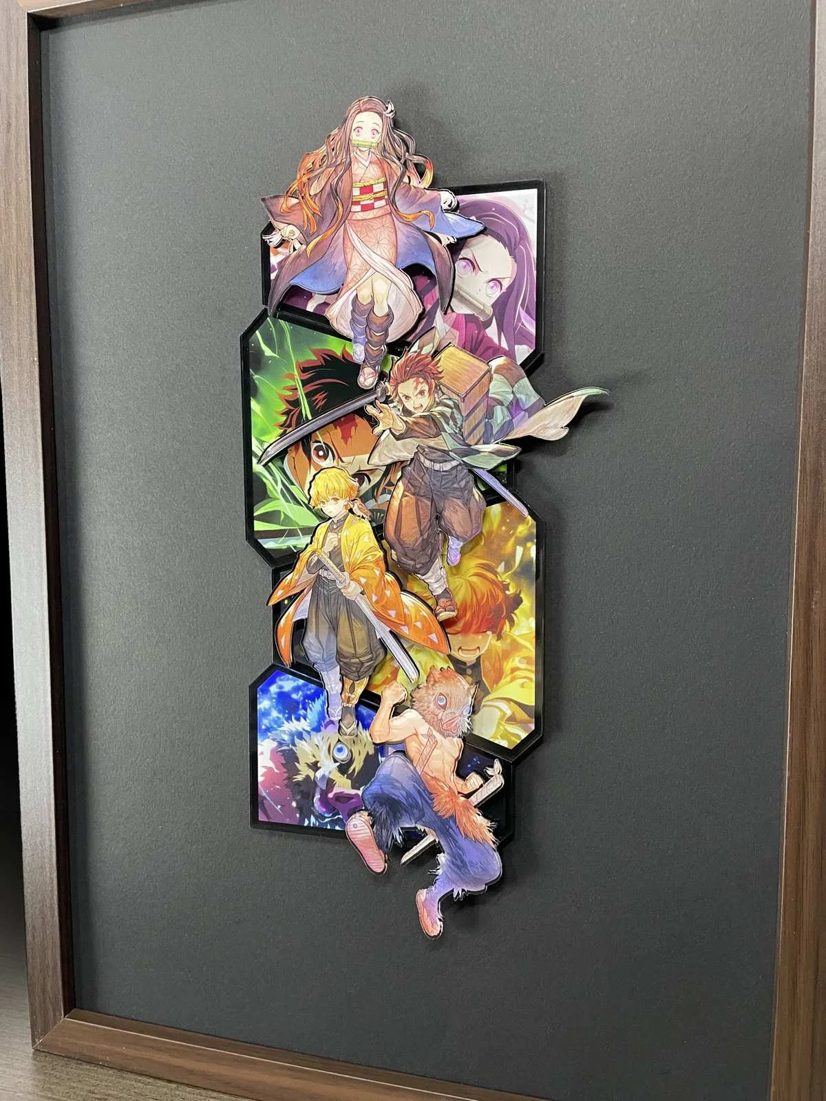 Four Main Characters 3D Fridge Magnet - Demon Slayer: Kimetsu no Yaiba Resin Statue - momo Studio - Image 3