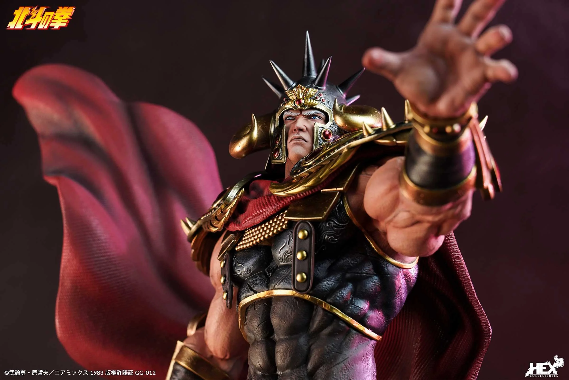 1/6 Scale Licensed Raoh - Fist of the North Star Hokuto No Ken Resin Statue - HEX Studios - Image 4