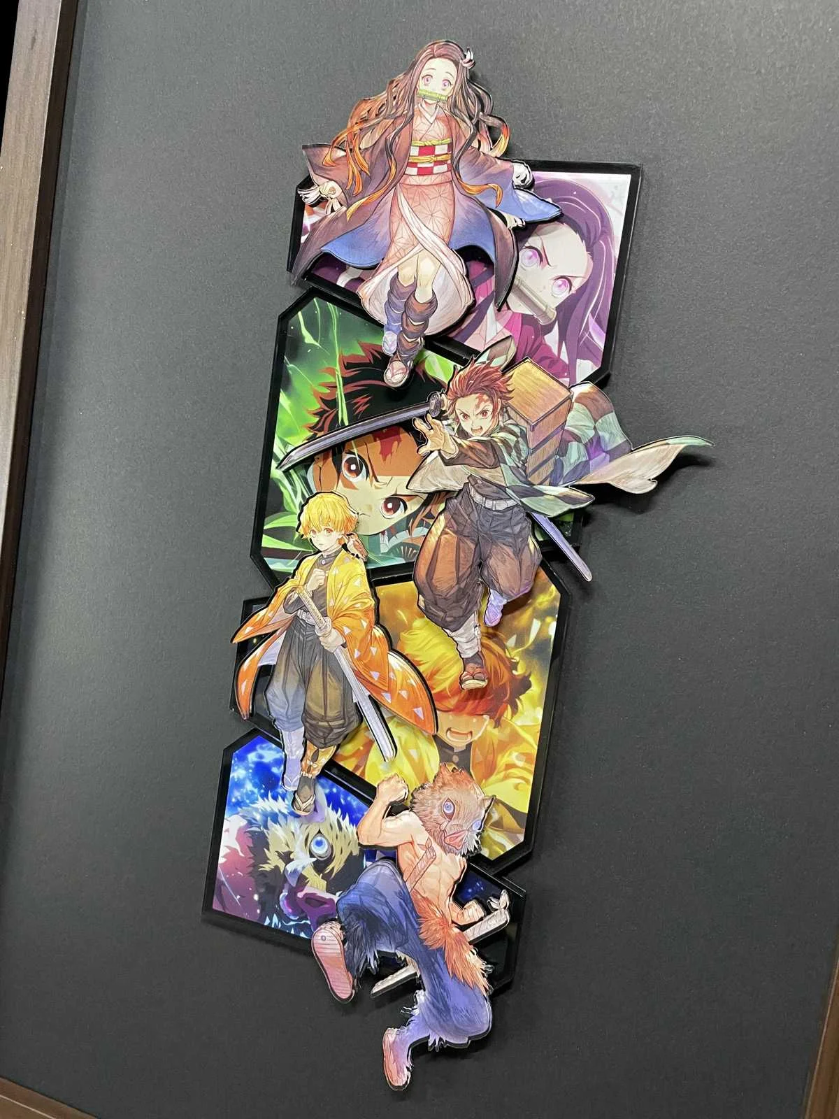 Four Main Characters 3D Fridge Magnet - Demon Slayer: Kimetsu no Yaiba Resin Statue - momo Studio - Image 4