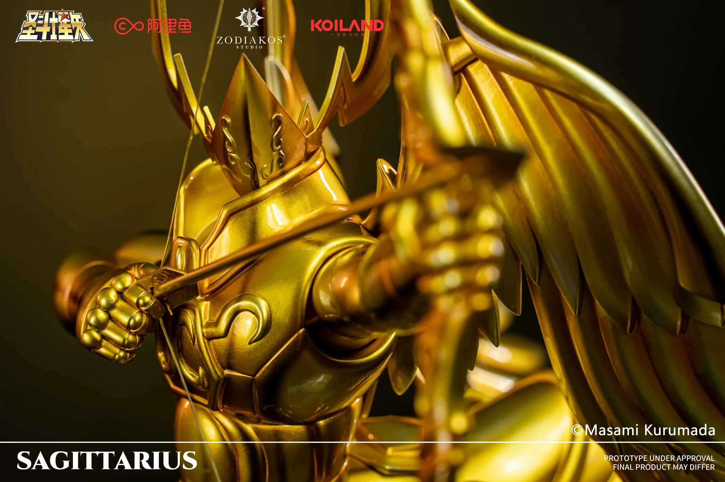 1/6 Scale Licensed Sagittarius Cloth - Saint Seiya Resin Statue - Zodiakos Studios - Image 4