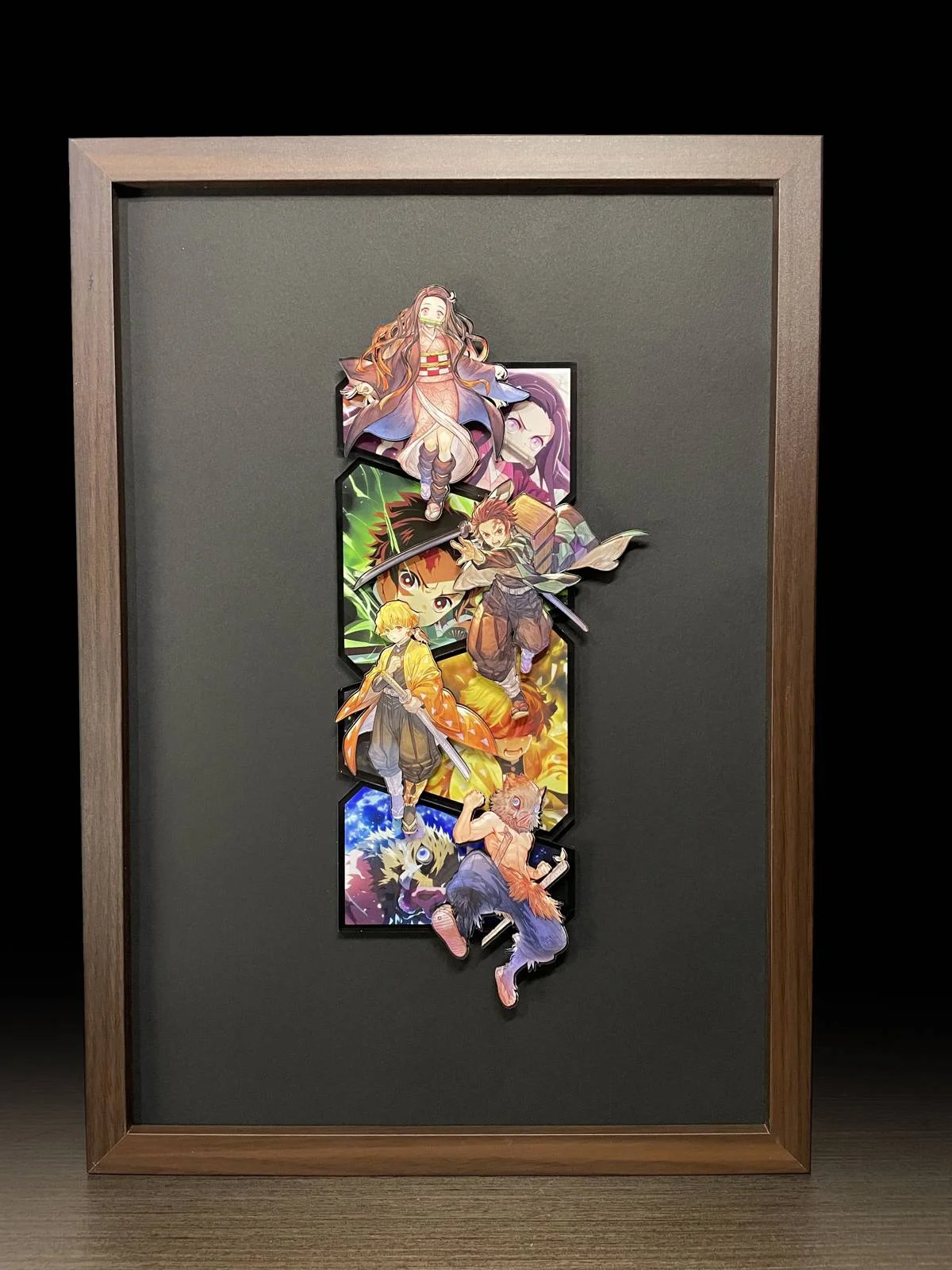 Four Main Characters 3D Fridge Magnet - Demon Slayer: Kimetsu no Yaiba Resin Statue - momo Studio - Image 5