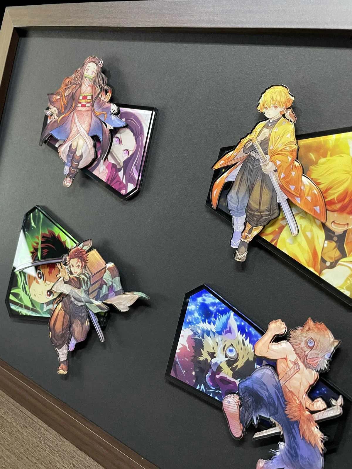 Four Main Characters 3D Fridge Magnet - Demon Slayer: Kimetsu no Yaiba Resin Statue - momo Studio - Image 7