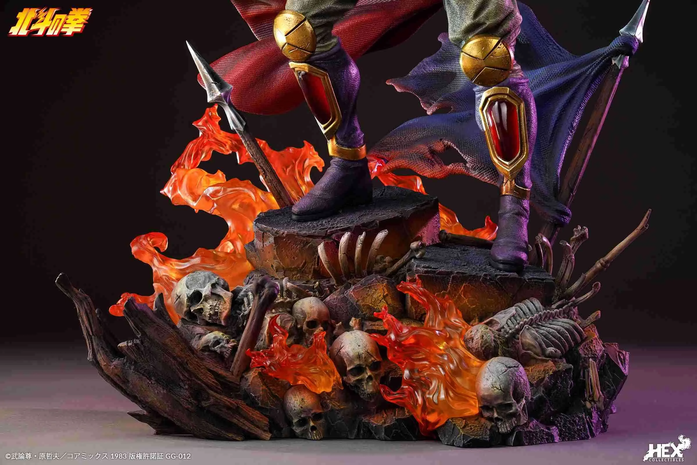 1/6 Scale Licensed Raoh - Fist of the North Star Hokuto No Ken Resin Statue - HEX Studios - Image 7