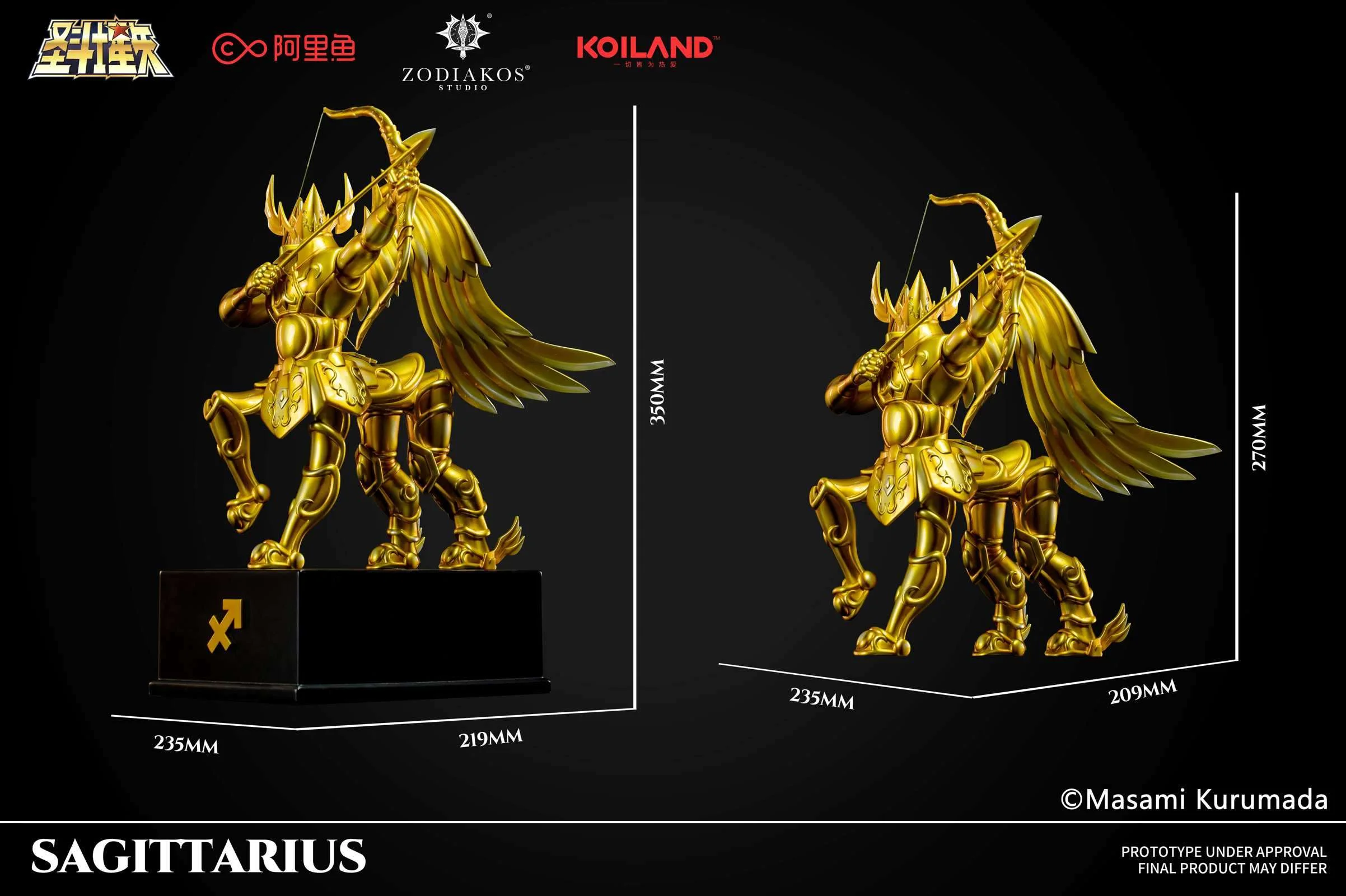 1/6 Scale Licensed Sagittarius Cloth - Saint Seiya Resin Statue - Zodiakos Studios - Image 9
