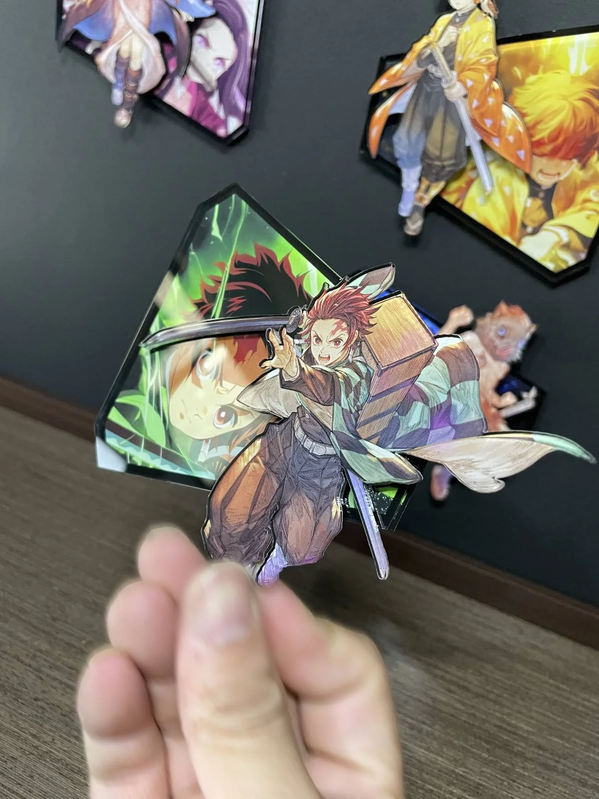 Four Main Characters 3D Fridge Magnet - Demon Slayer: Kimetsu no Yaiba Resin Statue - momo Studio - Image 9