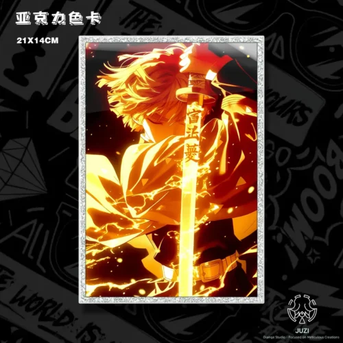 Zenitsu Agatsuma Decorative Painting - Demon Slayer: Kimetsu No Yaiba Decorative Painting - JuZi Studio - Image 2
