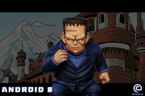 Red Ribbon Army Android 8 - Dragon Ball Statue - C-Studios - Image 2