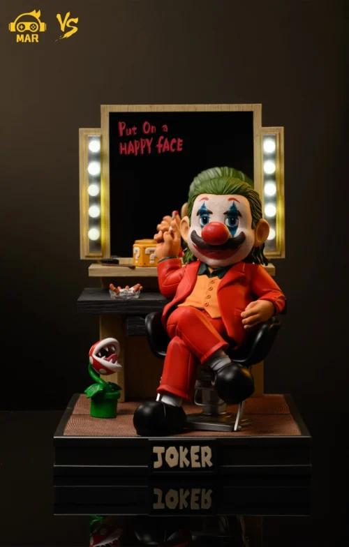 Joker Cosplay Mario - DC Super Mario Resin Statue - MAR Studio - Image 1