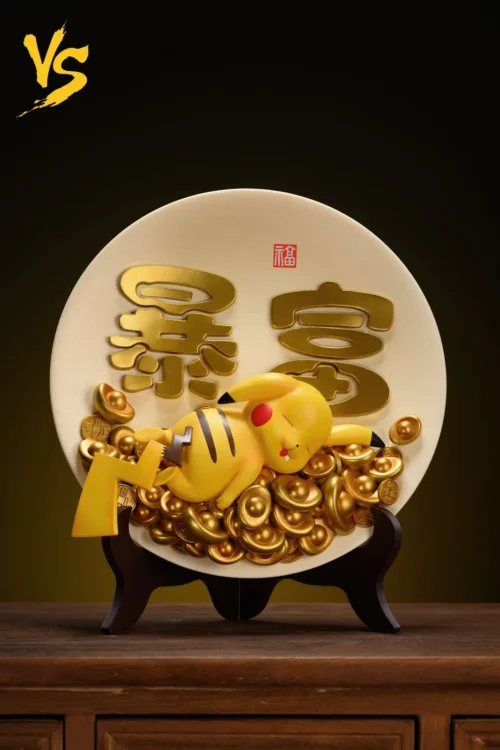 Rich Lucky Pikachu - Pokemon Resin Statue - VS Studios - Image 1