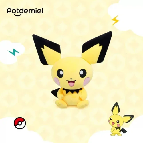 Licensed Pichu 2.0 Super Soft Short Plush Doll - Free Shipping - Pokemon [In Stock] - Image 1