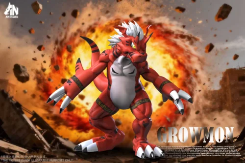 Growmon - Digimon Resin Statue - An-Studios