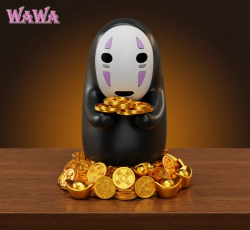 Lucky No-Face - Spirited Away Resin Statue - WAWA Studio