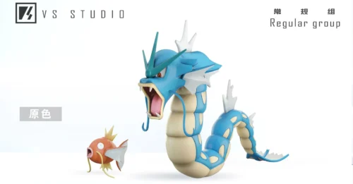 1/20 Scale World Zukan Evolution of Gyarados Set & Poliwrath Set & Politoed - Pokemon Resin Statue - VS Studio - Image 2