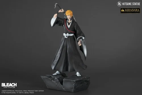 1/8 Scale Licensed Ichigo Kurosaki - Bleach Statue - Kitsune Statue - Image 2