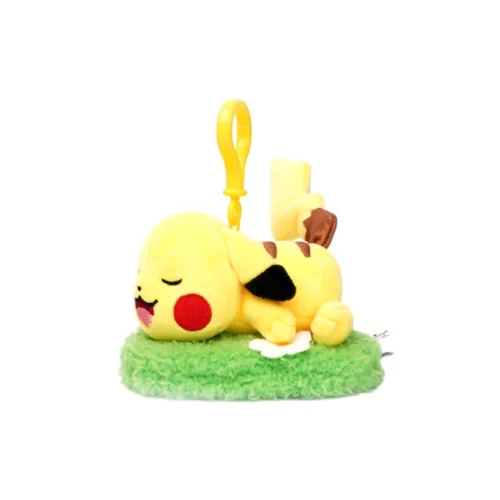 Licensed Grassland Ver. Pikachu Super Soft Short Plush Doll Charms - Free Shipping - Pokemon [In Stock] - Image 2