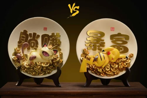 Rich Lucky Pikachu - Pokemon Resin Statue - VS Studios - Image 2