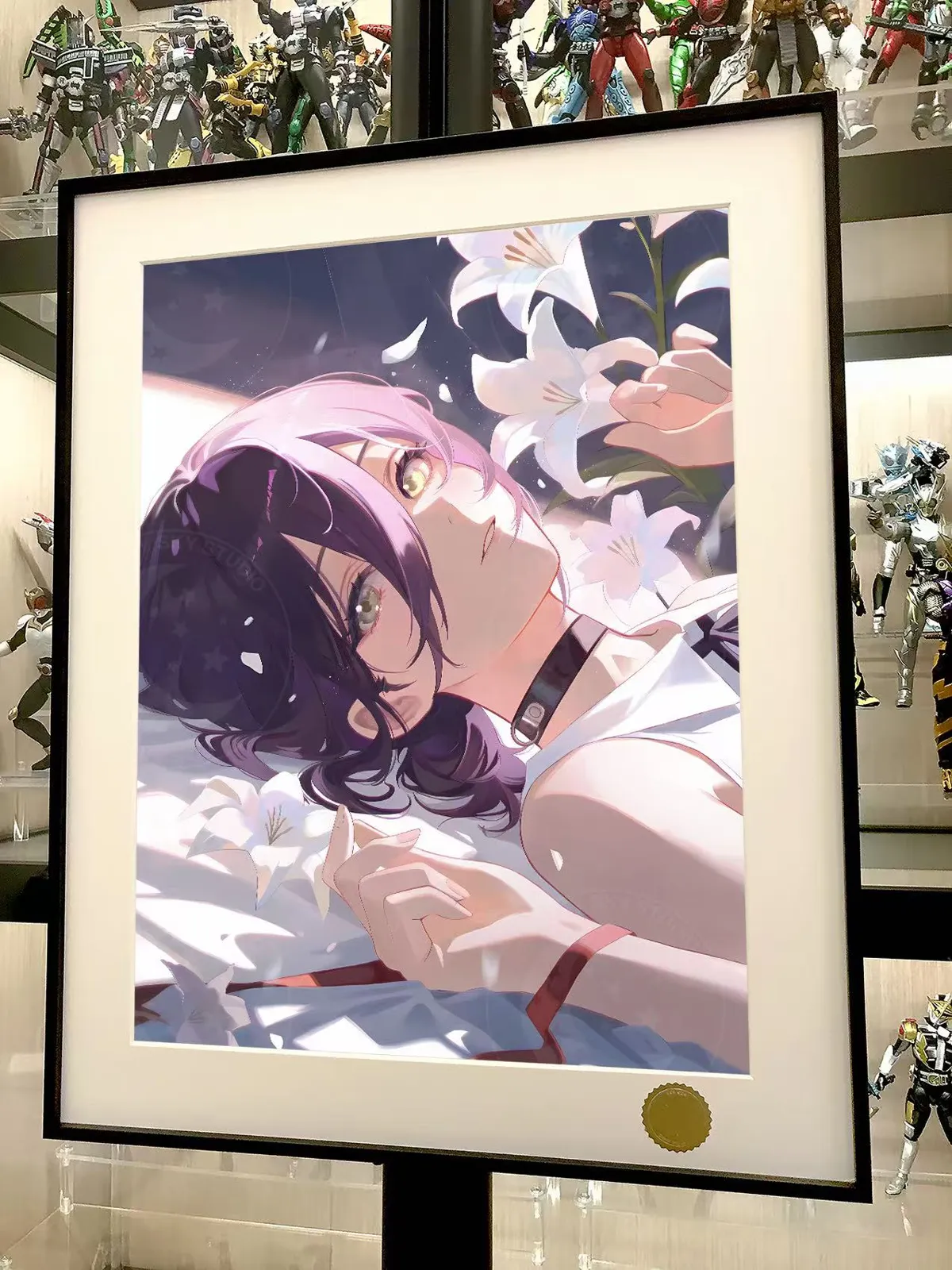 Lily Flowers Reze Decorative Painting - Chainsaw Man - Xingkong Studio - Image 3